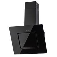 Dunstabzugshaube Schwarz B: 50 cm - Schwarz, Trend, Glas/Metall (49,5/113,7/37,2cm) - PKM