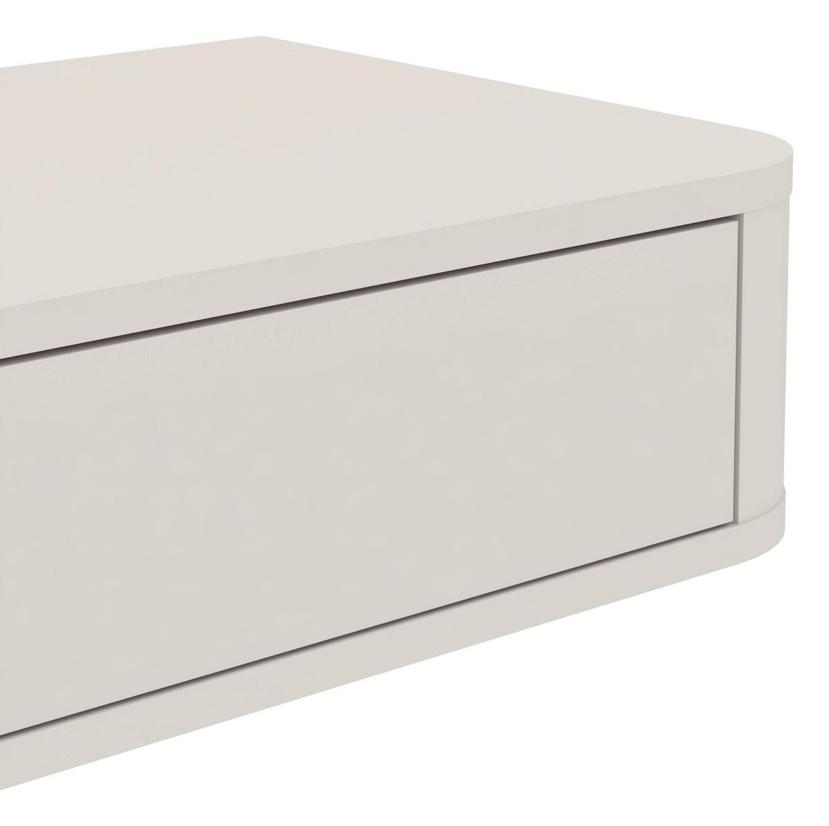 SCHMINKTISCH Mocha Kaschmir B: 115,2cm - Kaschmir, Design, Holzwerkstoff (115,2/15,8/40cm) - MID.YOU