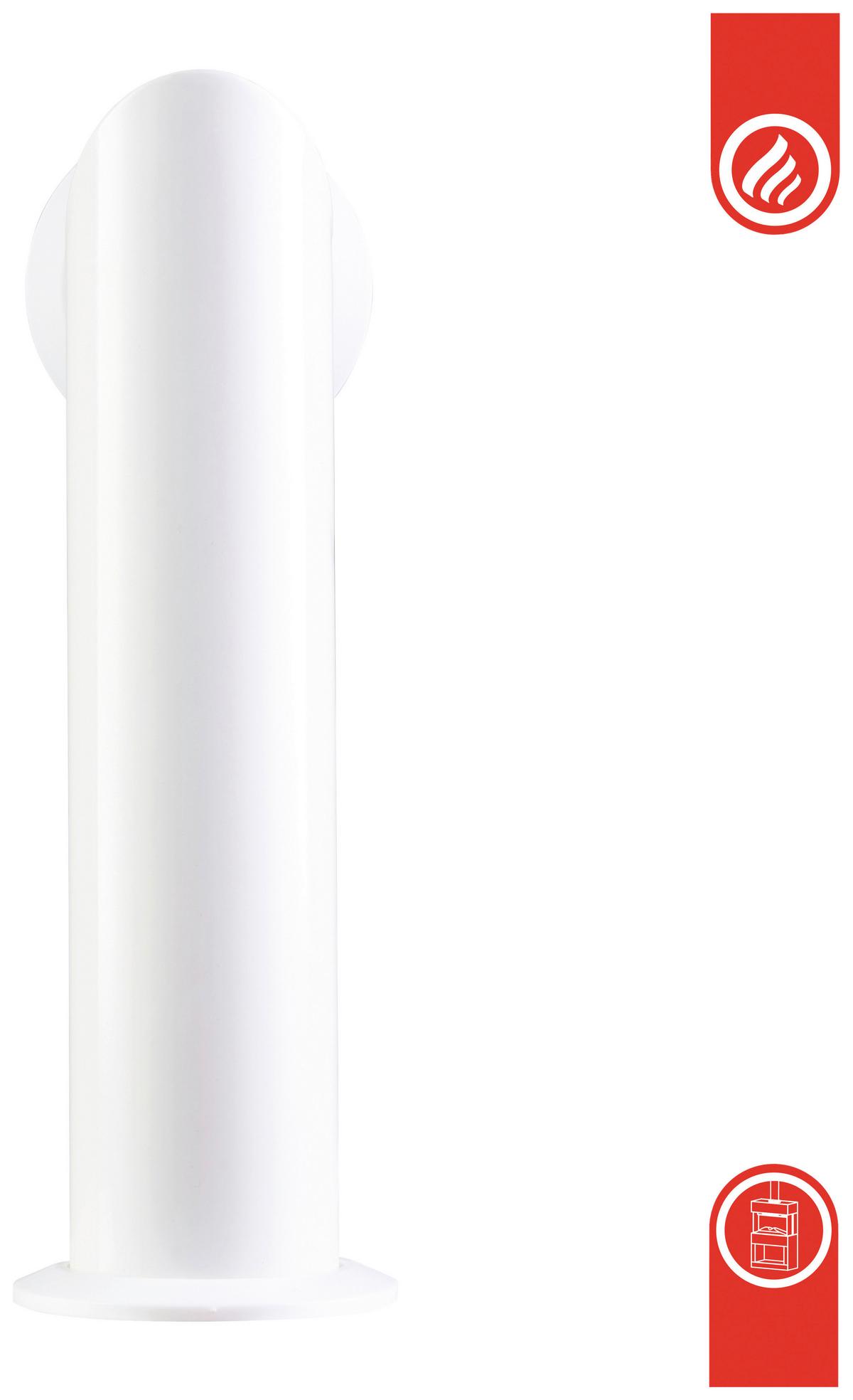 Ofenrohr Max - Weiß, Basics, Metall (12,6/42,2/18,4cm)