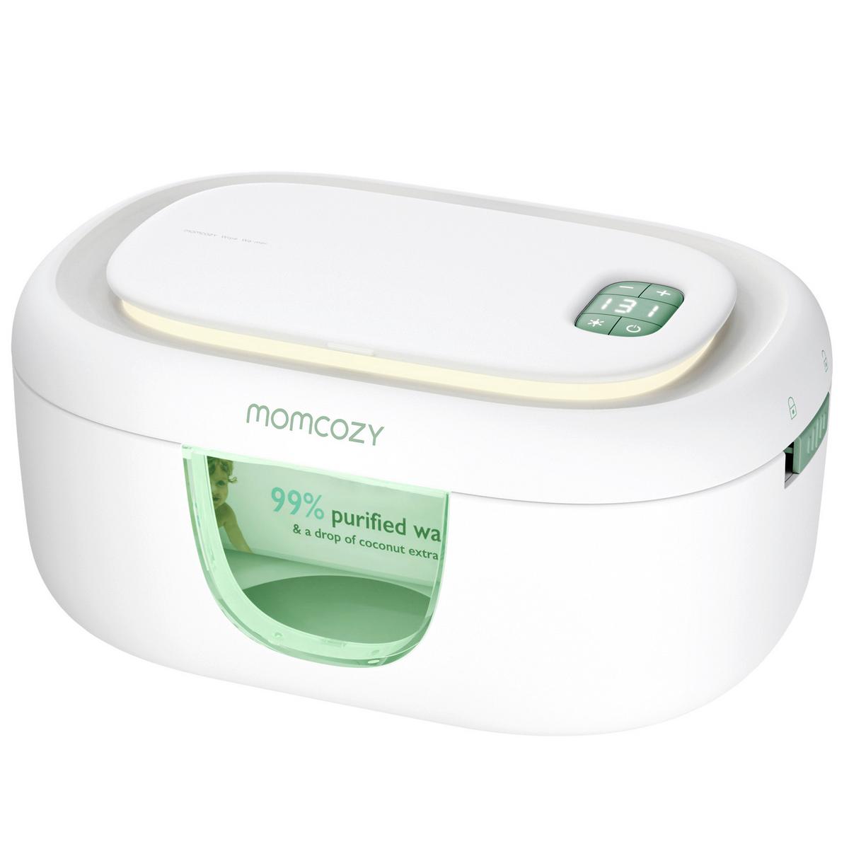 Babytücherwärmer weiß - Weiß Hochglanz, Basics, Kunststoff (26,5/16,3/11,5cm) - Momcozy