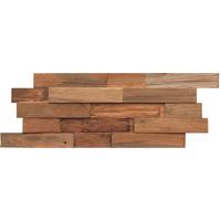 Wandverkleidung Fsc Teak Recl. Natur - Braun, Basics, Holz (50/20/2cm)