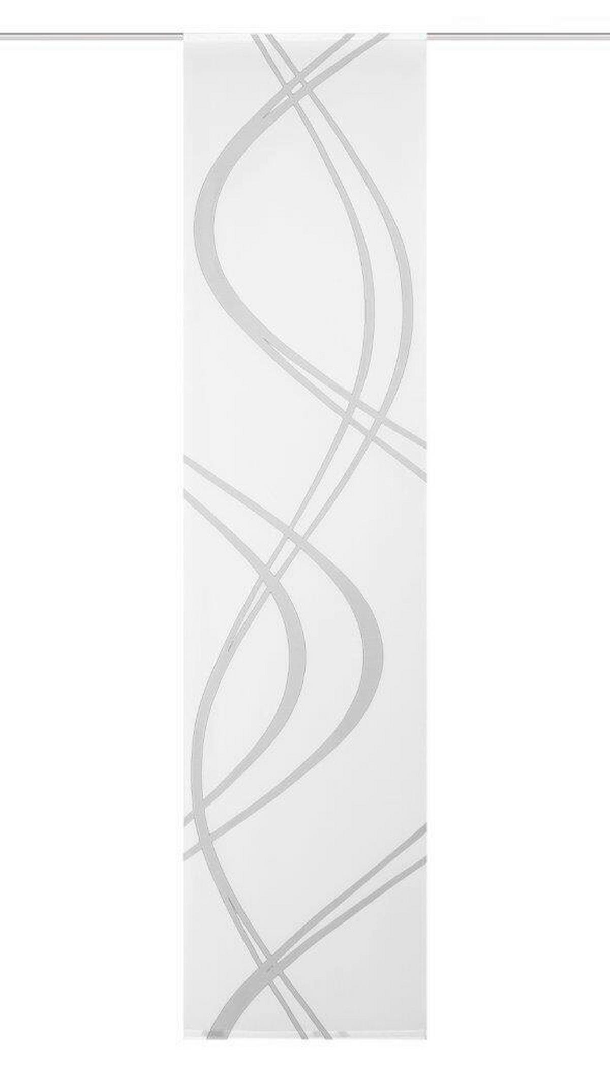 Flächenvorhang Tiberio Grau - Grau, Design, Textil (60/245cm) - Schmidt W. Gmbh