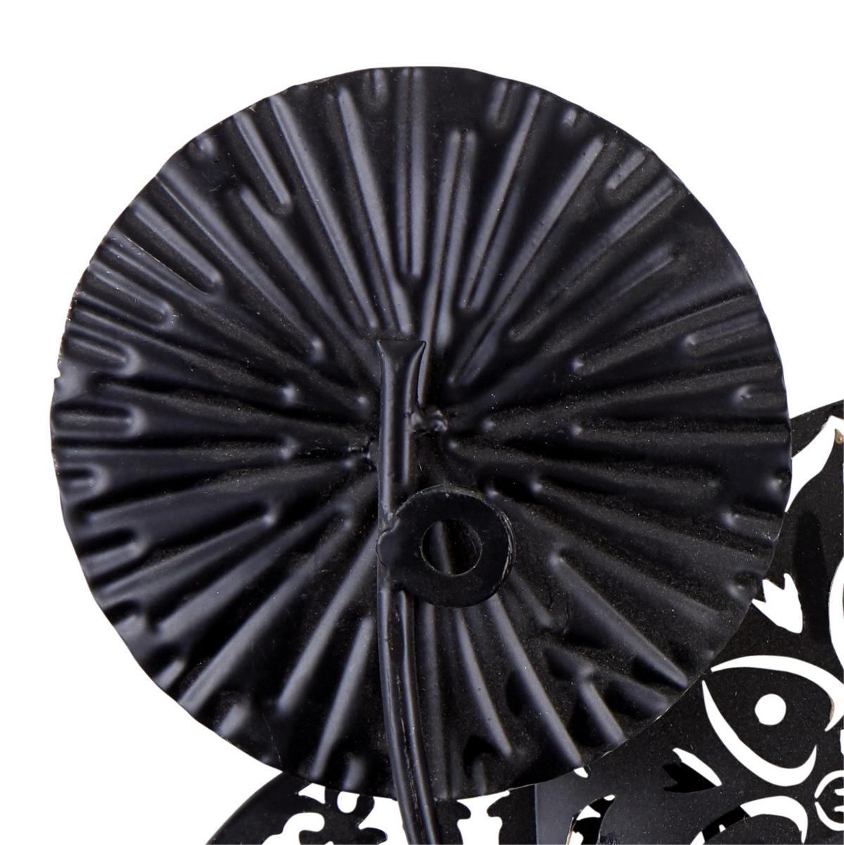 Wanddeko Caius Abstrakt Metall Schwarz/Multicolor 70x30 cm - Silberfarben/Goldfarben, Basics, Metall (70/30cm) - Luca Bessoni