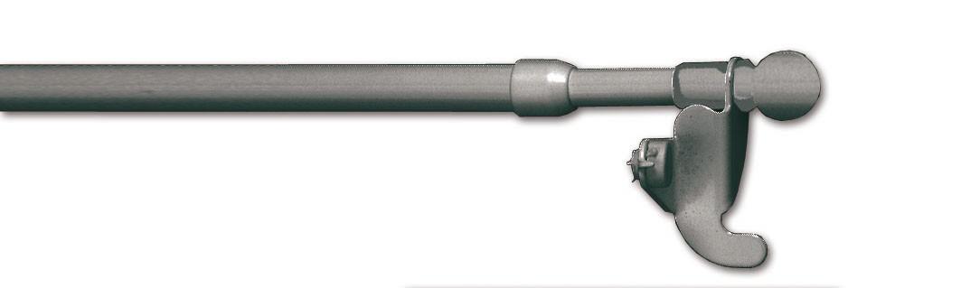 Függönytartó Rúd Fém - Alu, konvencionális, Fém (40/4cm)