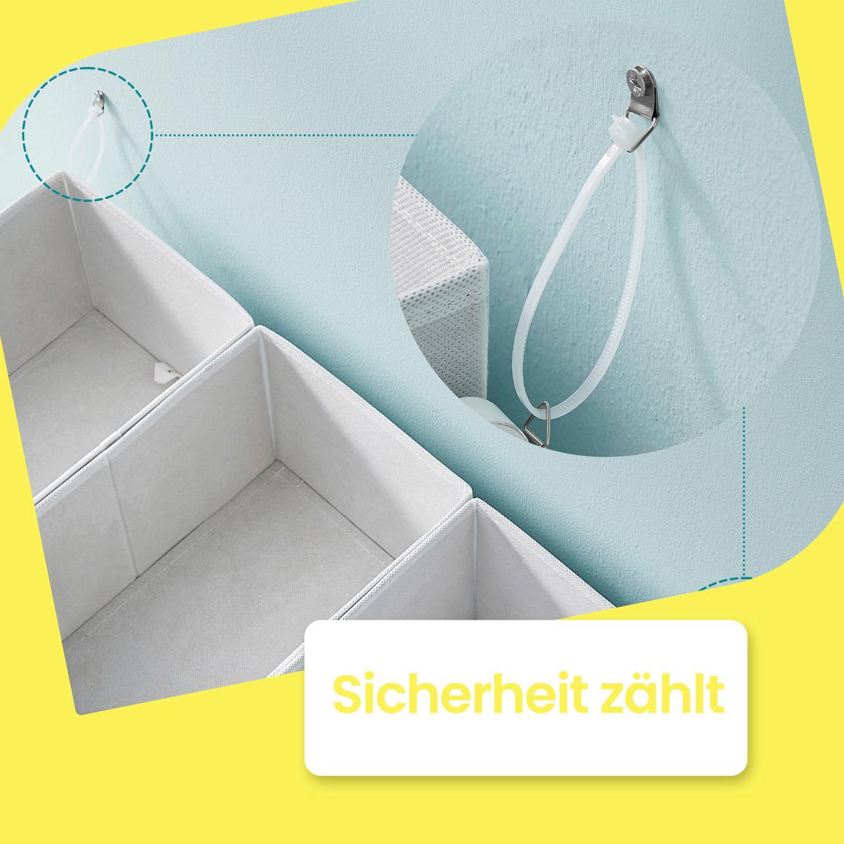 Kinderregal Weiß B: 62,5 Cm - Weiß, Basics, Holzwerkstoff/Textil (62,5/60/29,5cm)