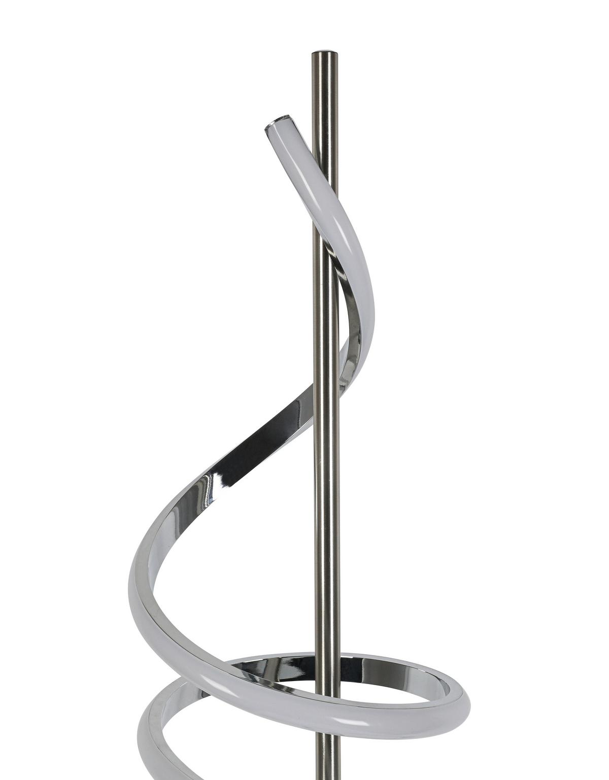 STOJACÍ LED SVÍTIDLO LINA - barvy chromu/barvy niklu, Moderní, kov/plast (23/23/151cm) - Mömax