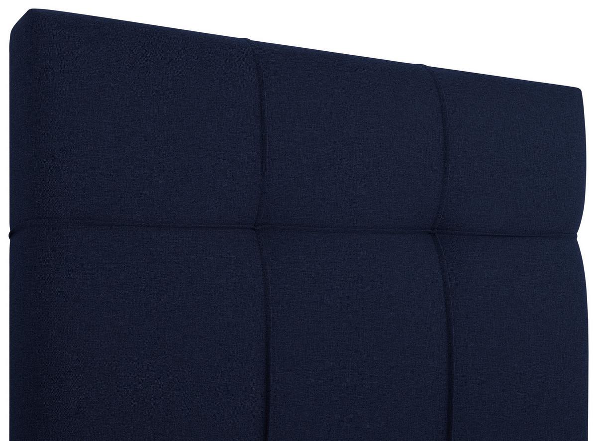 Boxbett Paros 100 100x200 Blau - Blau/Schwarz, MODERN, Holzwerkstoff/Textil (100/200cm) - MID.YOU