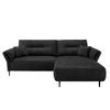 Ecksofa Piatelli Schwarz S: 269x172 cm - Schwarz, MODERN, Textil (269/172cm) - MID.YOU