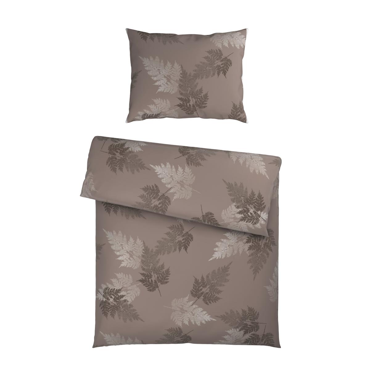 BETTWÄSCHE FARNZAUBER - Taupe, ROMANTIK / LANDHAUS, Textil - James Wood