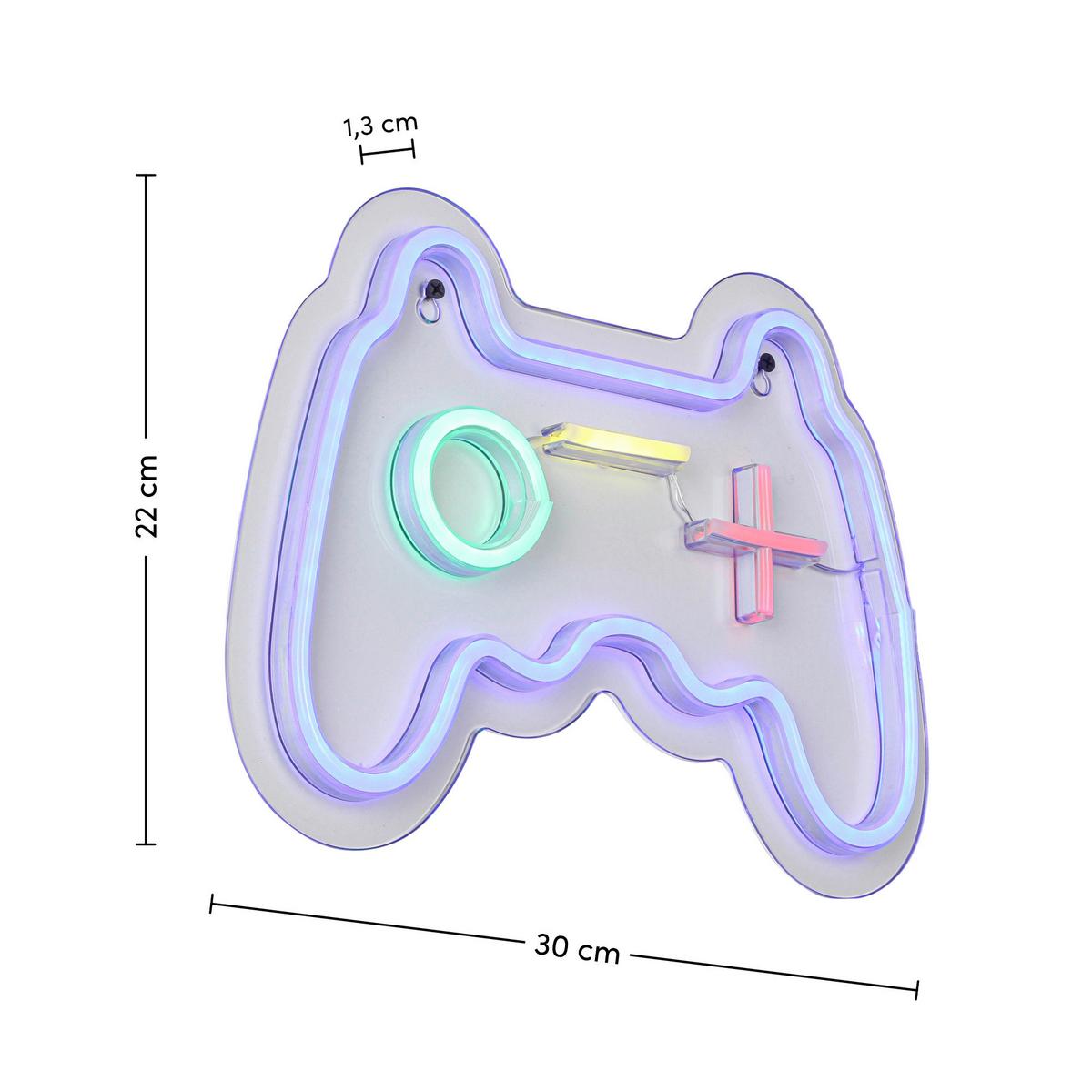 DEKORAČNÍ LED SVÍTIDLO SPIELI - bílá/průhledné, Moderní, plast (30/22/1,30cm) - Mömax