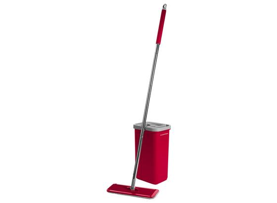 Bodenreinigungsset Cleanmaxx Komfort-Mopp - Rot, Basics, Kunststoff (19,9/15,0/125,5cm) - TV - Unser Original Bodenreinigungsset Cleanmaxx Komfort-Mopp - Rot, Basics, Kunststoff (19,9/15,0/125,5cm) - TV - Unser Original