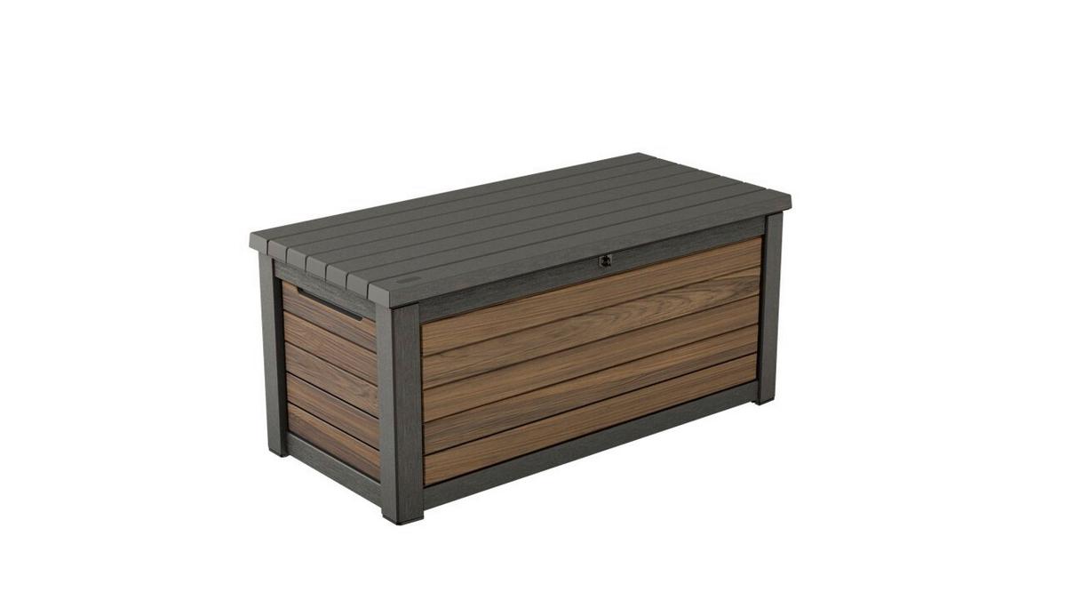 Kissenbox Kissenbox 165g - Walnussfarben/Graphitfarben, Basics, Kunststoff (155,1/69,4/72,4cm)