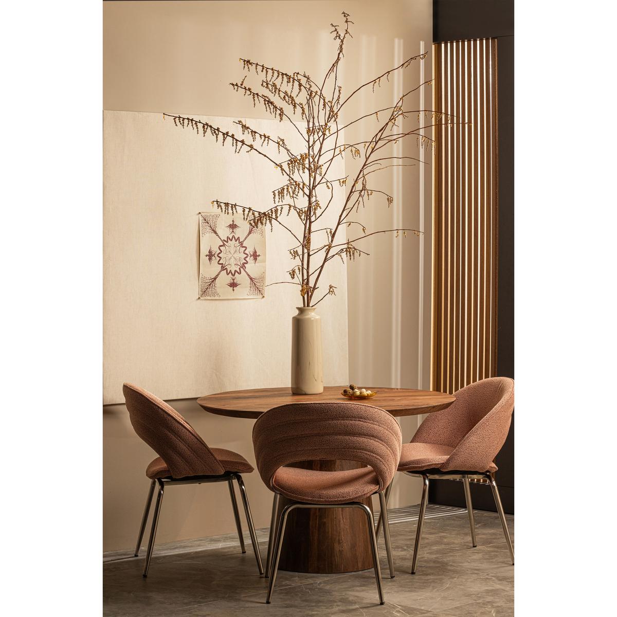 Esstisch Limit Walnussfarben L: 130 cm - Walnussfarben, Design, Holz (130/130/76cm) - Livetastic