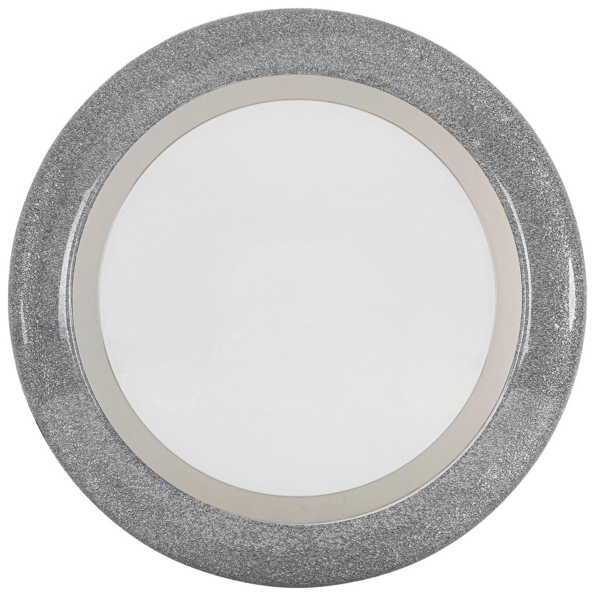 Led Mennyezeti Lámpa Ana - krómszínű/ezüstszínű, Modern, műanyag/fém (40/9cm) - Luca Bessoni