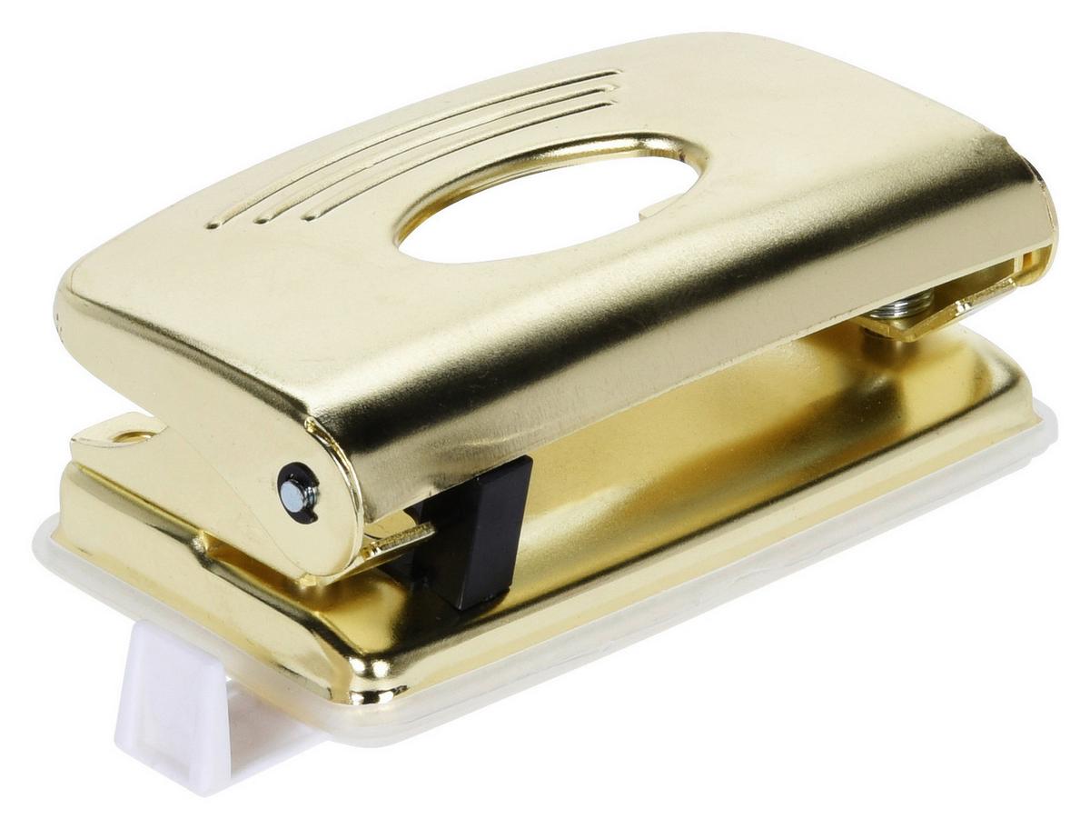 Lyukasztó Ahreta - arany, Basics, fém (12/6/4cm)