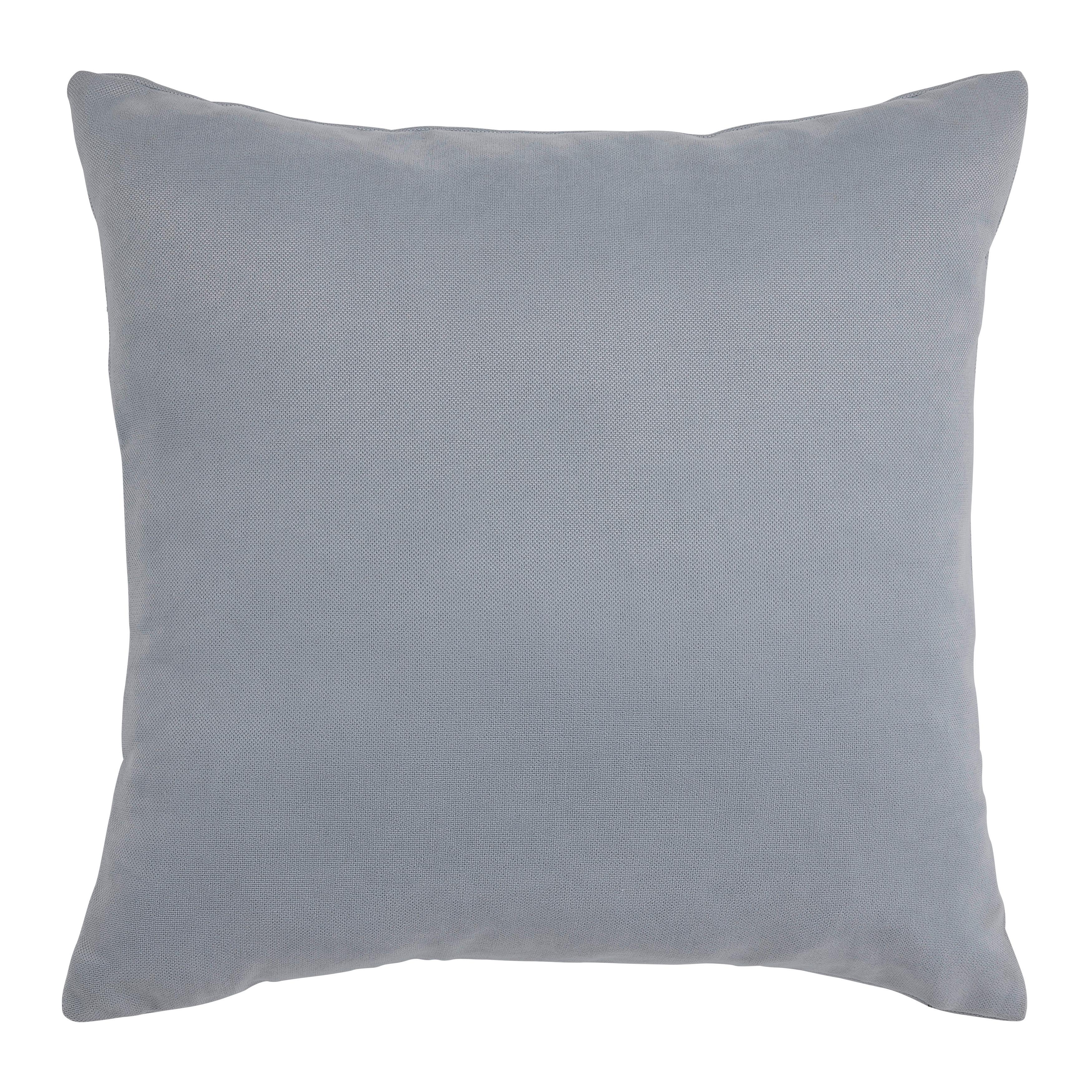 Dekorační polštář Lexi, 45/45cm, kouřově modrá - modrá, Moderní, textil (45/45cm) - Modern Living