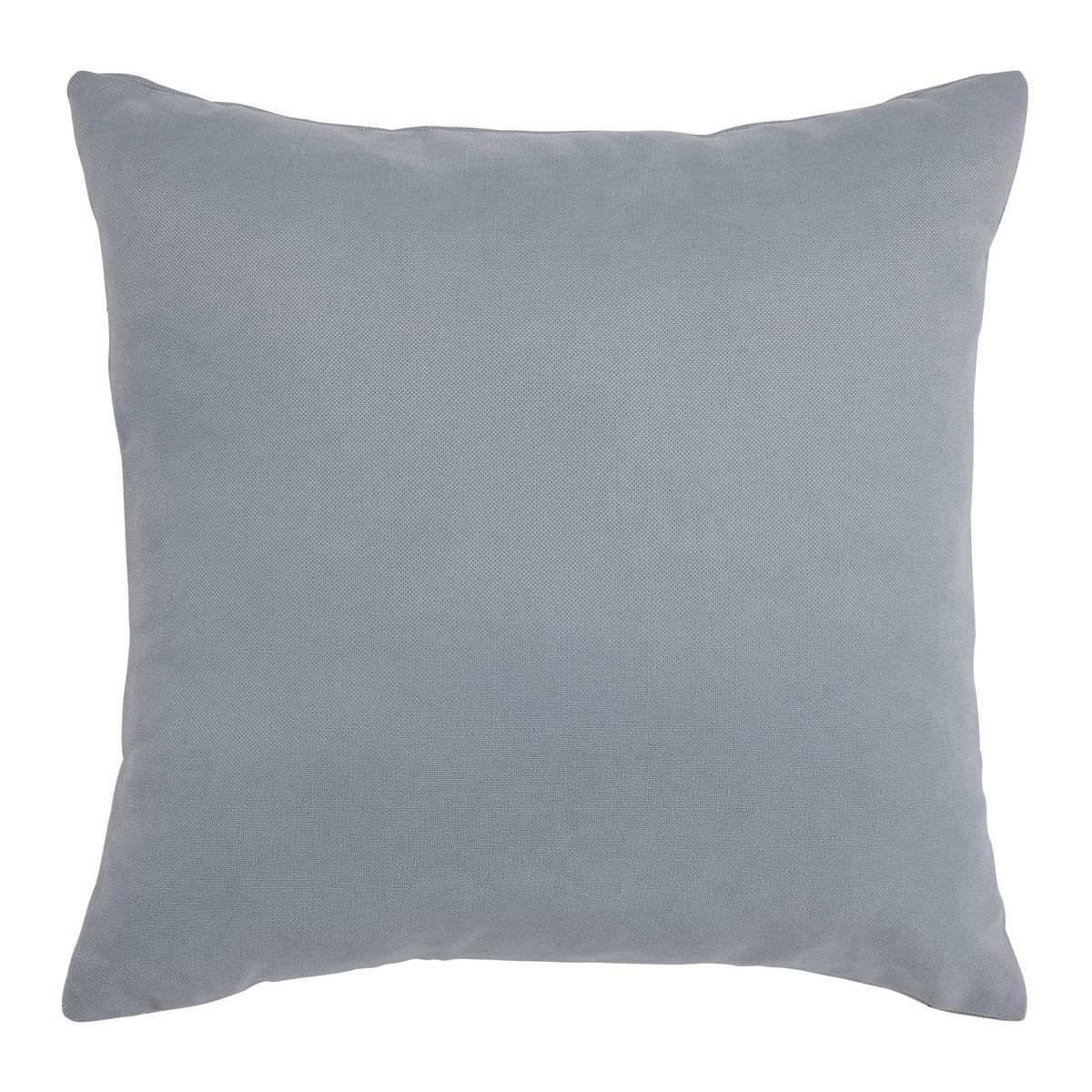 Dekorační polštář Lexi, 45/45cm, kouřově modrá - modrá, Moderní, textil (45/45cm) - Modern Living