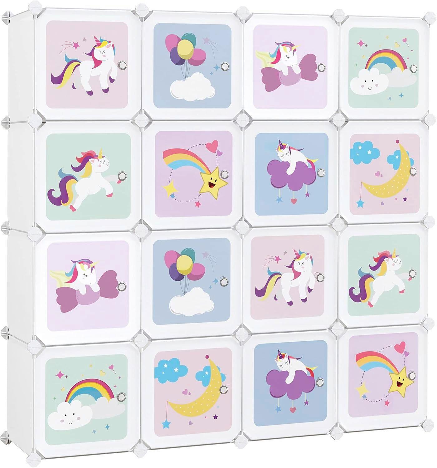 KINDERREGAL Weiß B: 123 cm - Weiß, Basics, Kunststoff/Metall (123/123/31cm)