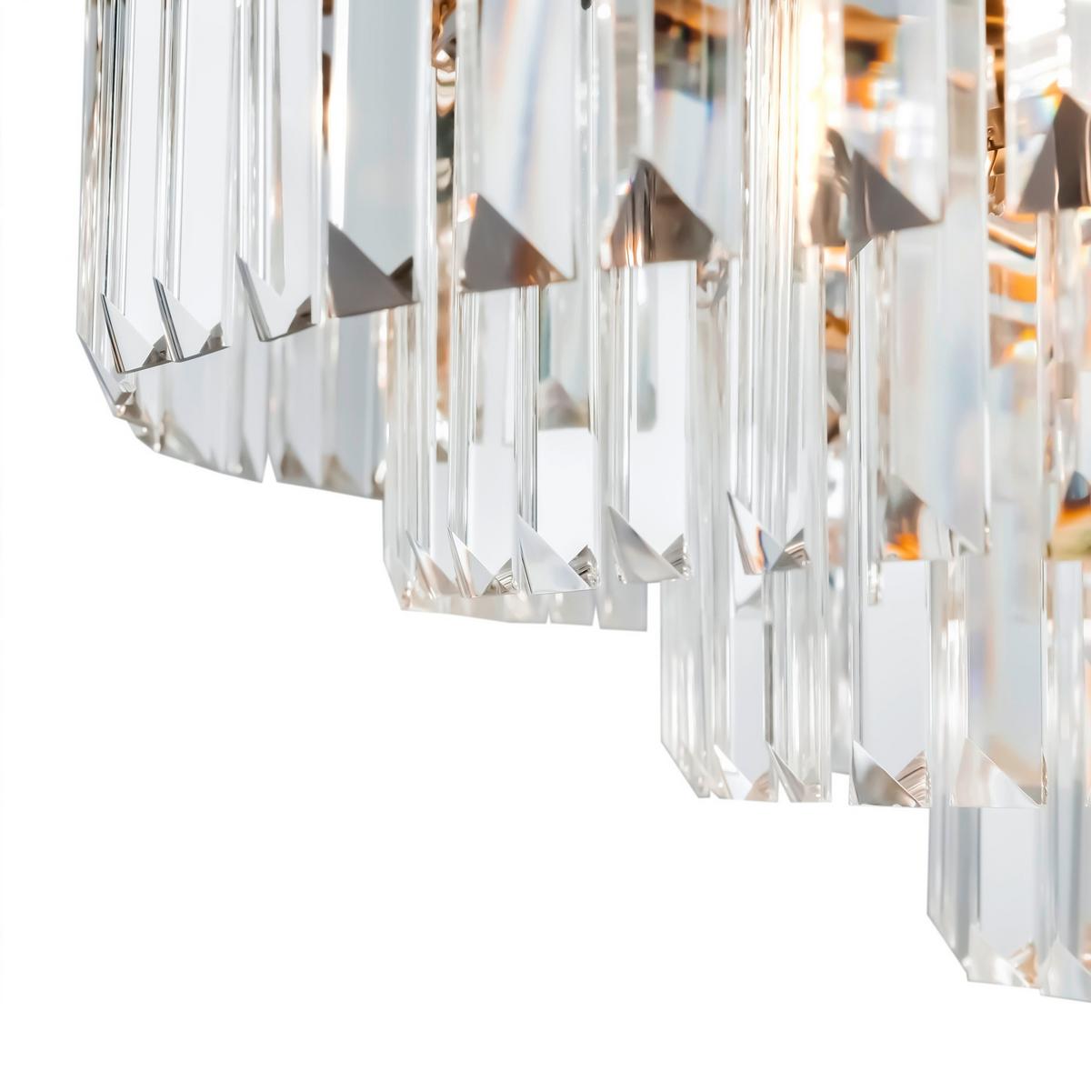 Kronleuchter Revero - Messingfarben, Trend, Glas/Metall (70/70/45cm) - MAYTONI