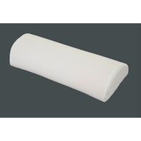 VANKÚŠ Bedrový vankúš, 50/20/10 cm - biela, Basics, textil (50/20/10cm)