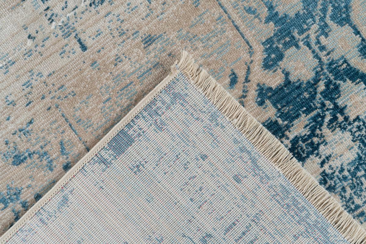 Vintage-Teppich Dilan 200 - Blau, KONVENTIONELL, Textil (160/230cm)