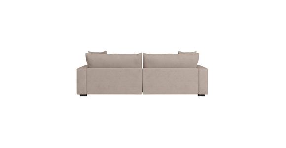 Megasofa Pelle-Megasofa - Wengefarben/Perlmutt, Trend, Textil (261/124cm) - Luca Bessoni