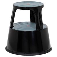 Tritthocker Tio-M Ii Schwarz - Schwarz, MODERN, Kunststoff/Metall (43/43/43cm) - MID.YOU