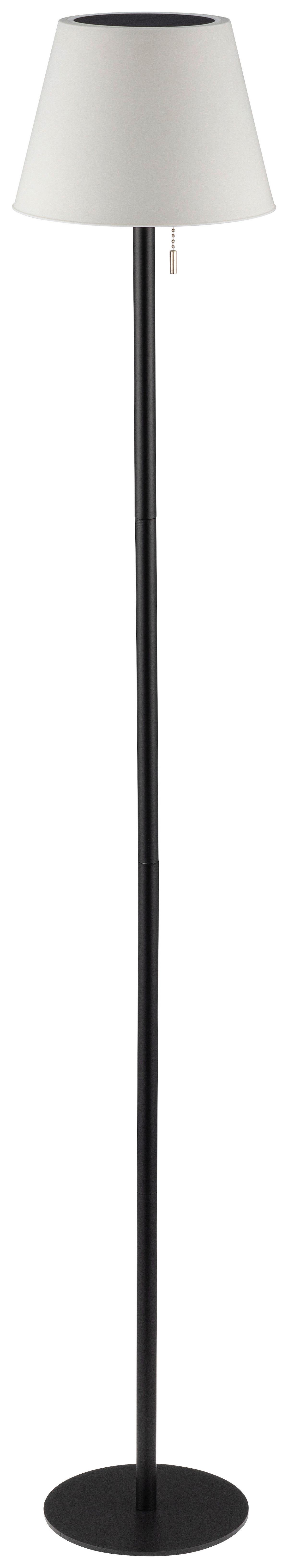 Solárna lampa STEH - čierna/biela, Romantik / Landhaus, kov/plast (22/137cm) - Mömax