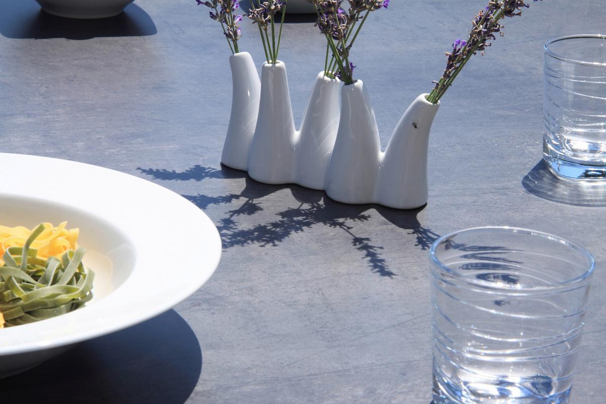 Gartenset 5-Tlg. Textil/Metall /Holzwerkstoff/Kunststoff - Dunkelgrau/Anthrazit, Basics, Holzwerkstoff/Kunststoff (180/98/74cm) - Acamp