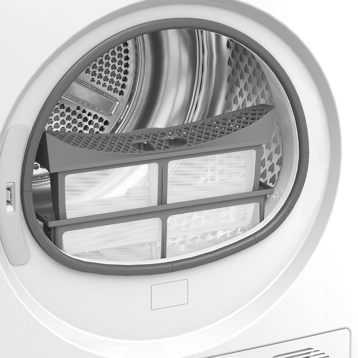 Szabadonálló Szárítógép Whirlpool Wp C8 Wbs Ee - fekete/fehér, Basics, műanyag/fém (59,8/84,6/60,7cm)