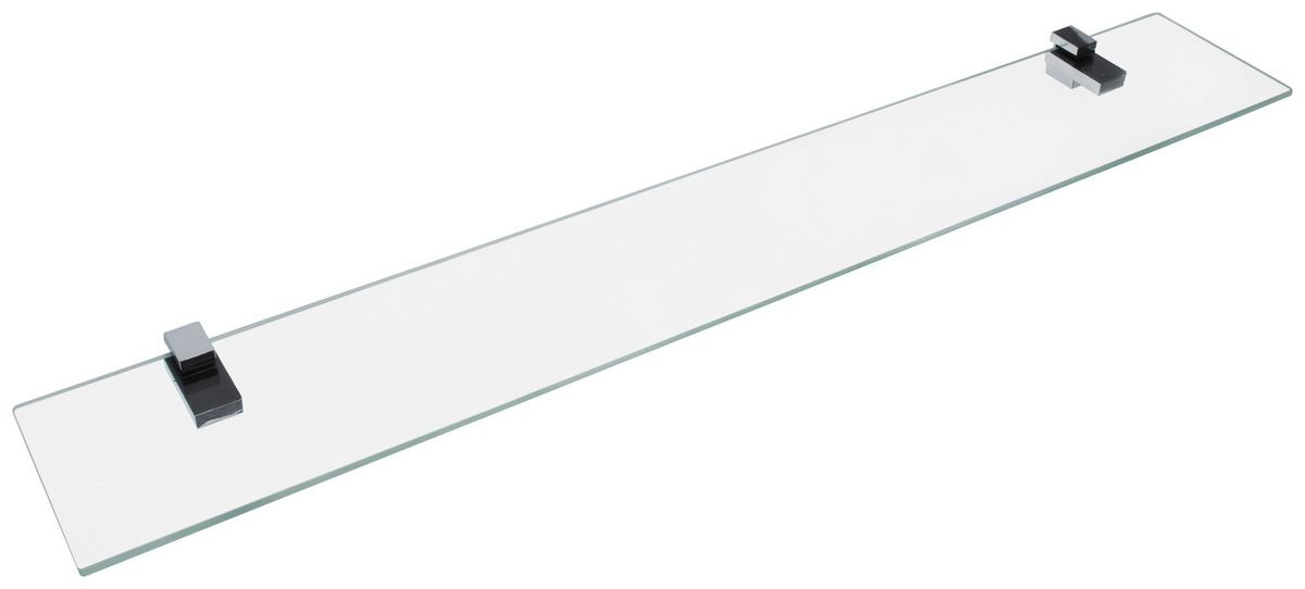 Glasablage Bath 3 B: 80 Cm, Transparent - Transparent, Basics, Glas (80/12cm) - MID.YOU