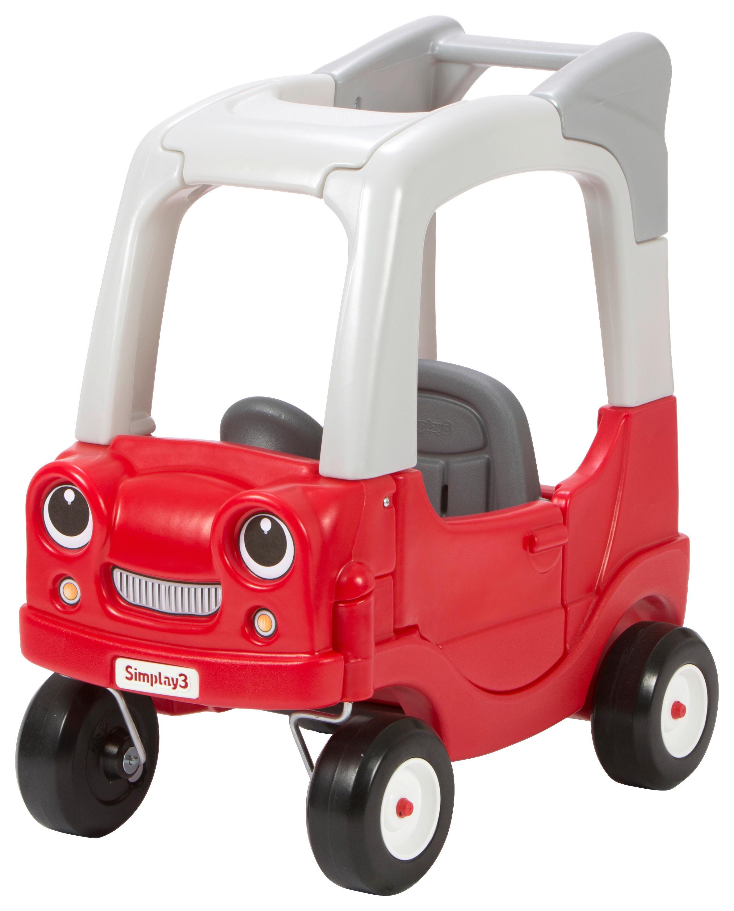 Rutschfahrzeug Simplay 3 2-in -1 Rot Lauflernwagen - Rot, Basics, Kunststoff (86,4/53,3/91,4cm)