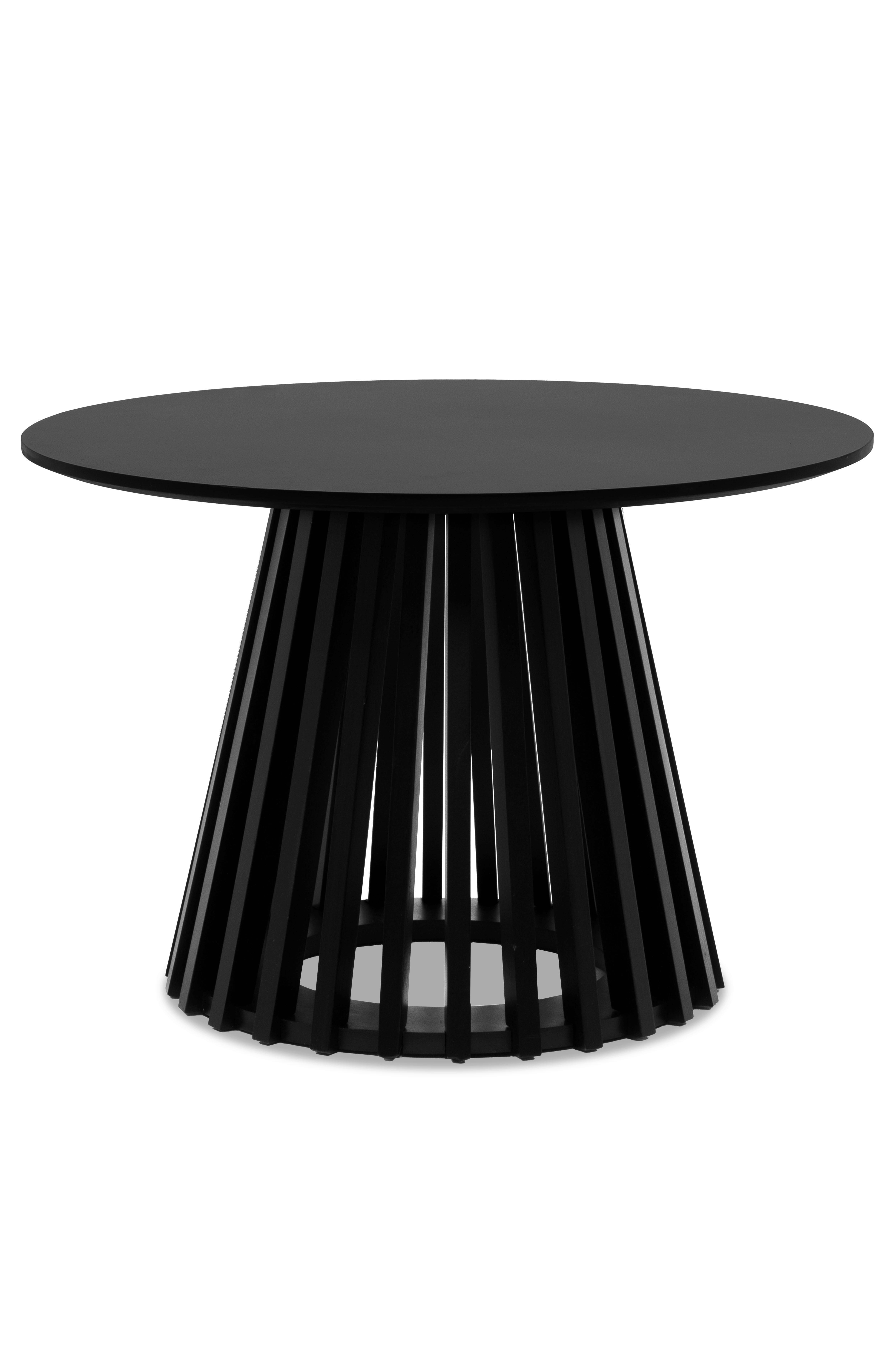 Couchtisch Garle Mdf Schwarz, B: 60 Cm - Schwarz, Trend, Holzwerkstoff (60/44/60cm)