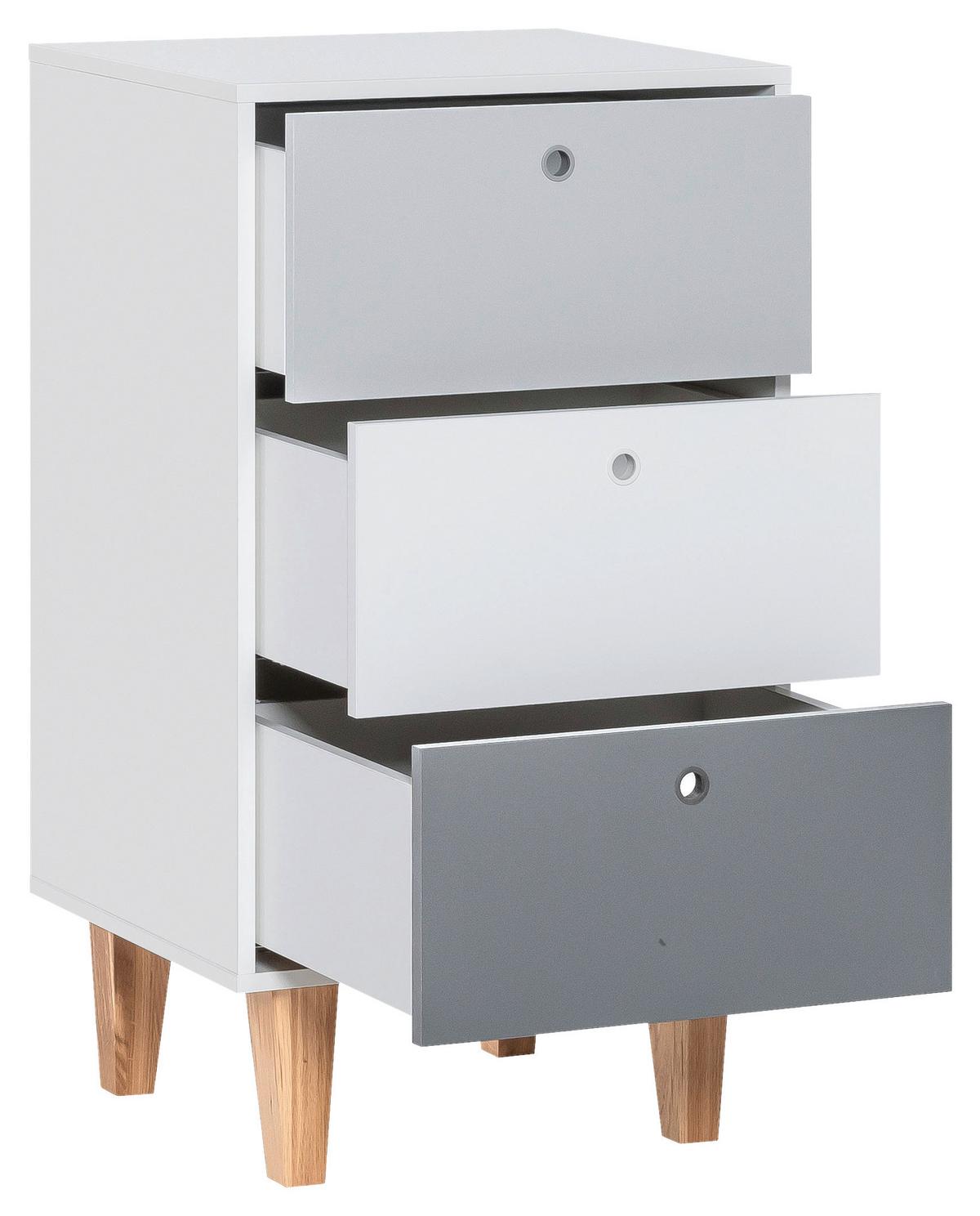 Kommode Concept - Eichefarben/Graphitfarben, MODERN, Holz/Holzwerkstoff (53,4/96/45cm) - MID.YOU