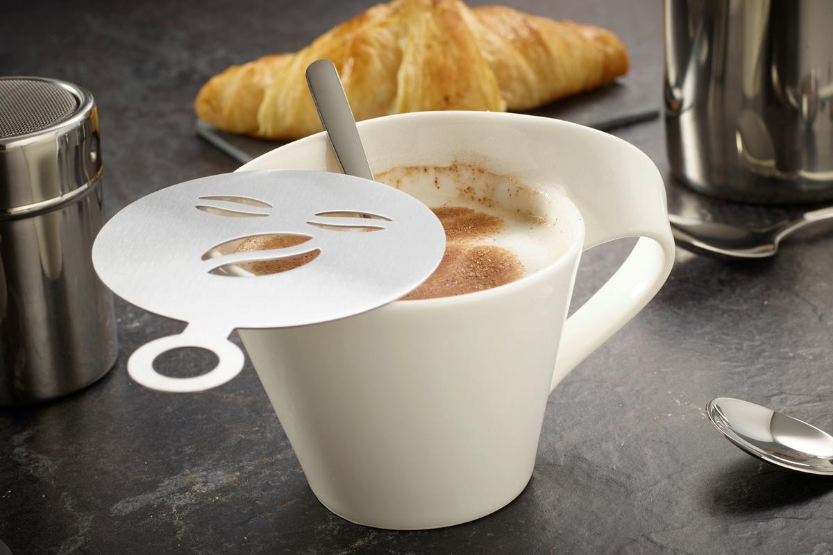 Kaffeeset Echtwerk Kaffeezubehör-Set - Silberfarben, Design, Metall (10,5cm) - Echtwerk