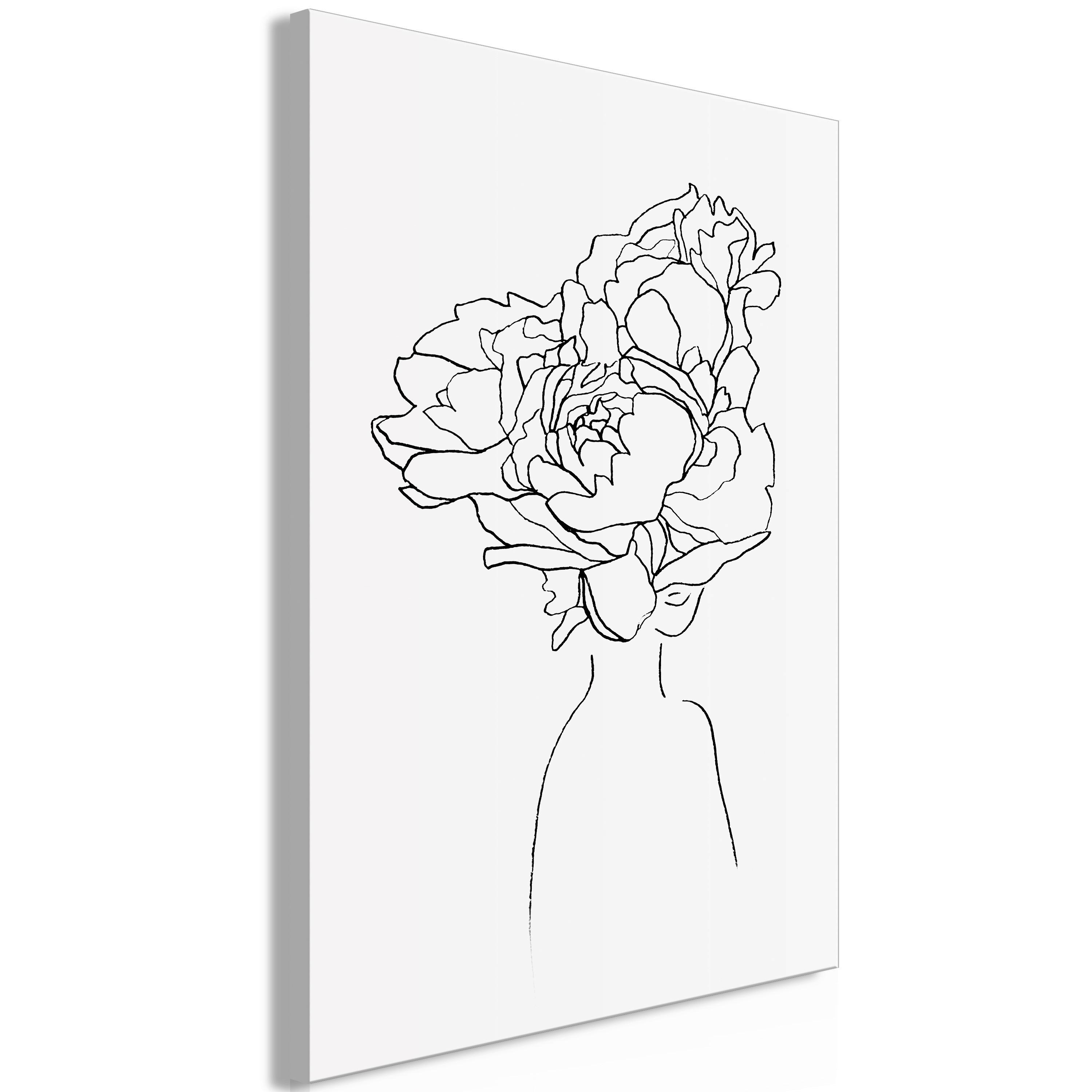 LEINWANDBILD Schwarz Weiß B: 40 cm