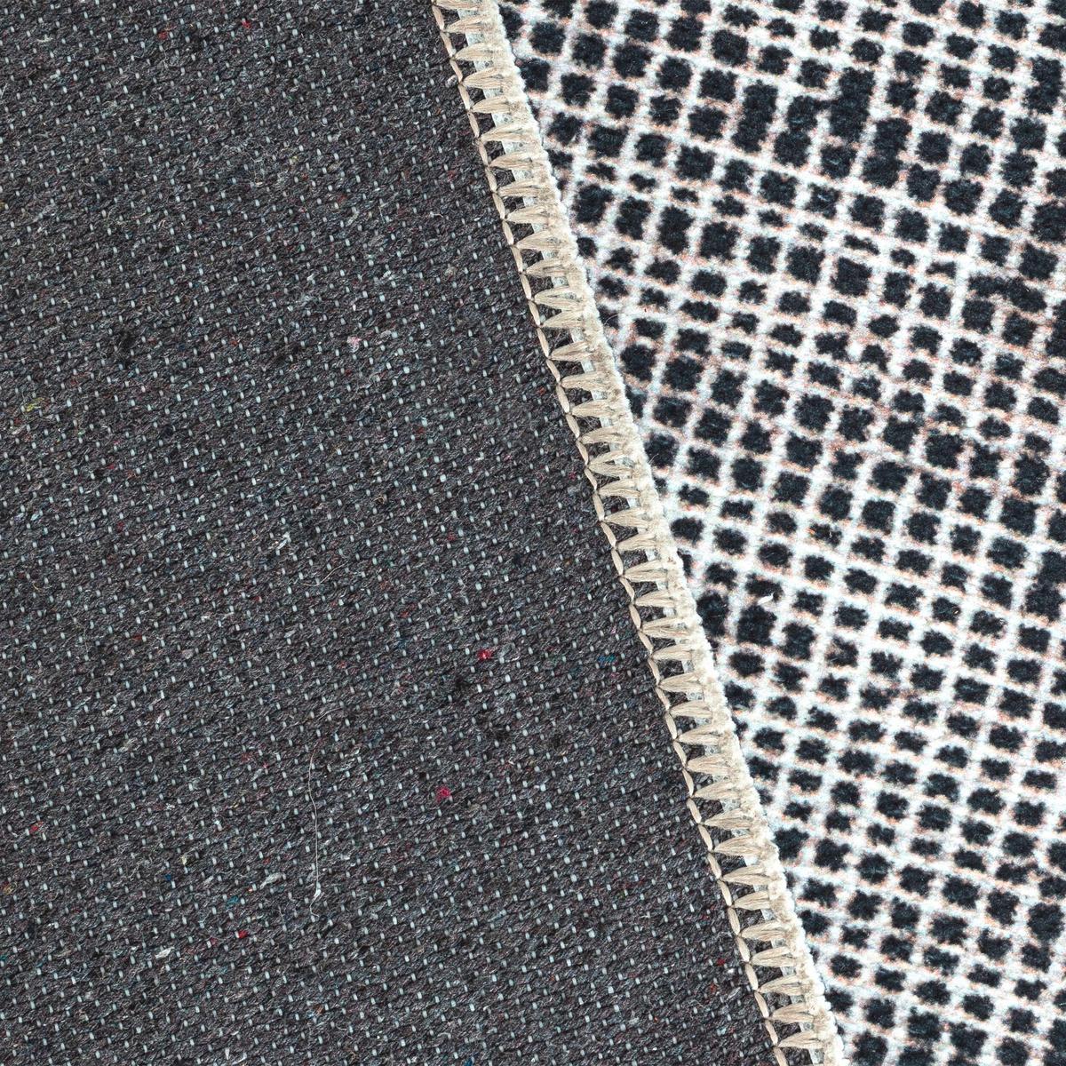 Webteppich Anthrazit/grau Fabius 120x170 Cm - Anthrazit/Grau, Natur, Textil (120/170cm)