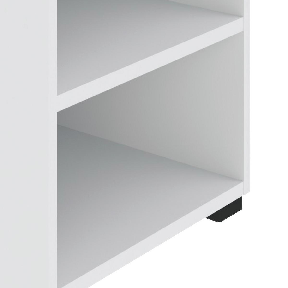 Polc Unit-Elements Maxi - fehér, Modern, faalapú anyag (45,6/89,6/40cm) - Ondega