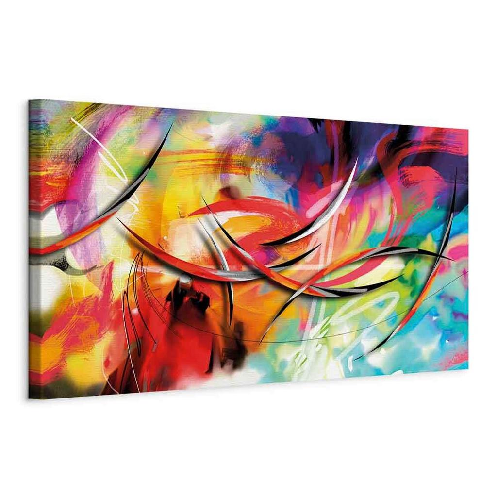 Leinwandbild Dance Multicolor B: 120 Cm
