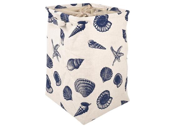 Wäschetonne Verena - Blau/Beige, MODERN, Textil (36/56/36cm) Wäschetonne Verena - Blau/Beige, MODERN, Textil (36/56/36cm)