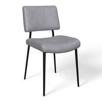 Stolička ELIA sivá - čierna/sivá, Modern, kov/drevo (56/85/47cm) - Bessagi Home