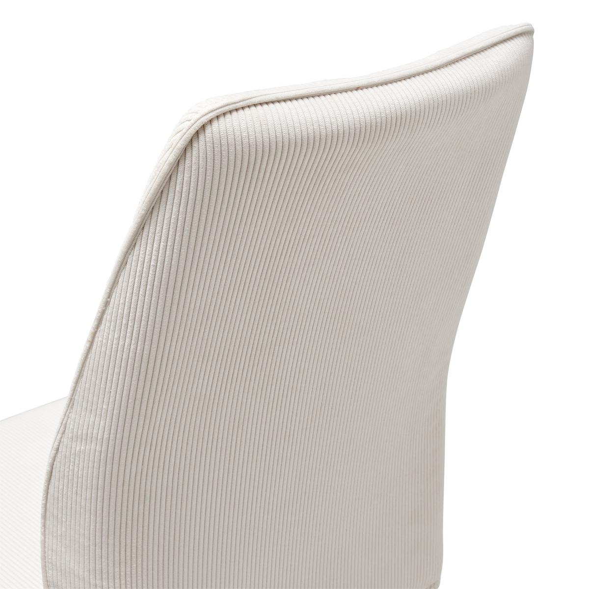 Stuhl Ratford - Beige/Schwarz, LIFESTYLE, Textil/Metall (44/96/58cm) - Livetastic