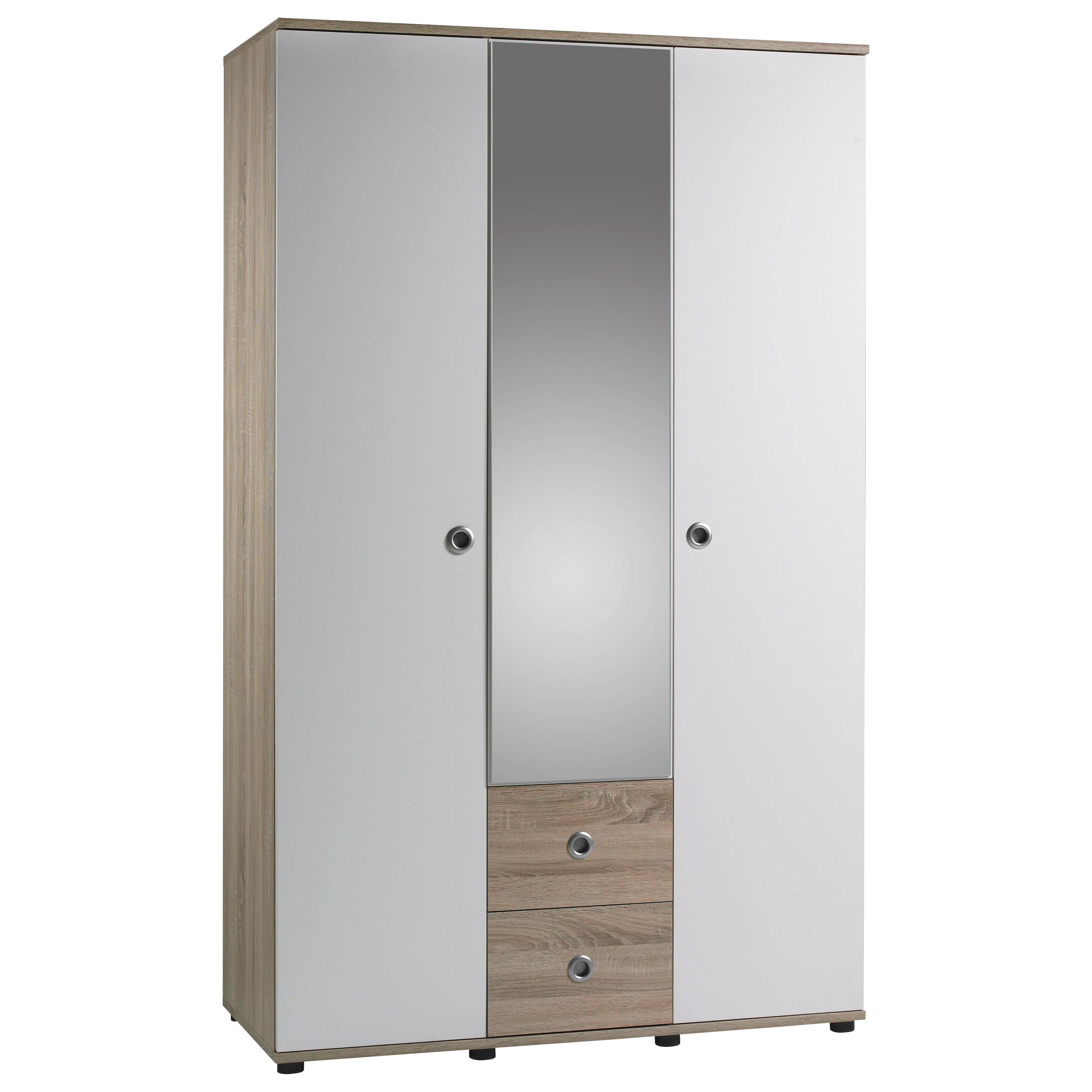 3-türiger Kombischrank mit Spiegel