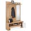 Šatník Kashmir New - farby dubu/biela, Moderný, kompozitné drevo (130/192/36cm) - James Wood Šatník Kashmir New - farby dubu/biela, Moderný, kompozitné drevo (130/192/36cm) - James Wood