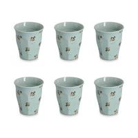 Trinkbecher 240 ml 6er Set petrol - Petrol, Basics, Kunststoff (8,5/8,5/9,2cm) - Zeller Present