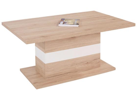 Konferenční Stolek Mali - bílá/barvy dubu, Moderní (110/49/67cm) Konferenční Stolek Mali - bílá/barvy dubu, Moderní (110/49/67cm)