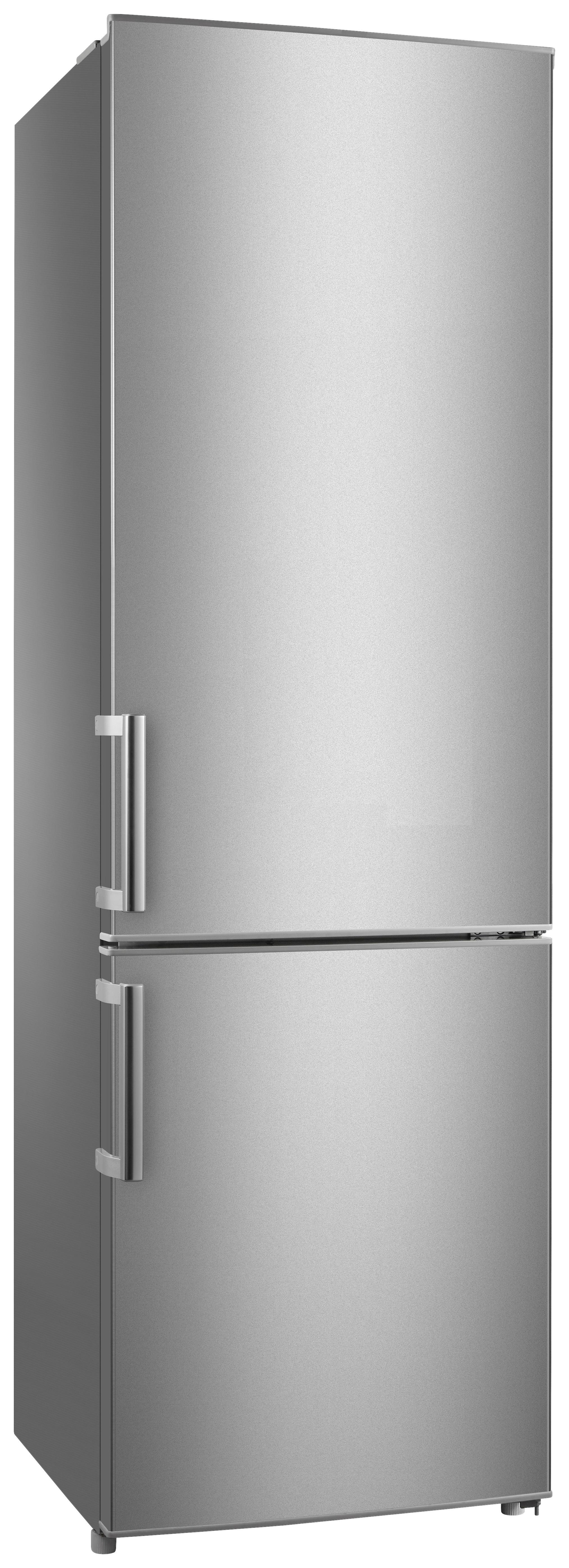 Kühl-Gefrierkombination Wolkenstein 191+71 L - Silberfarben, Basics, Metall (55/180/56cm) - PKM