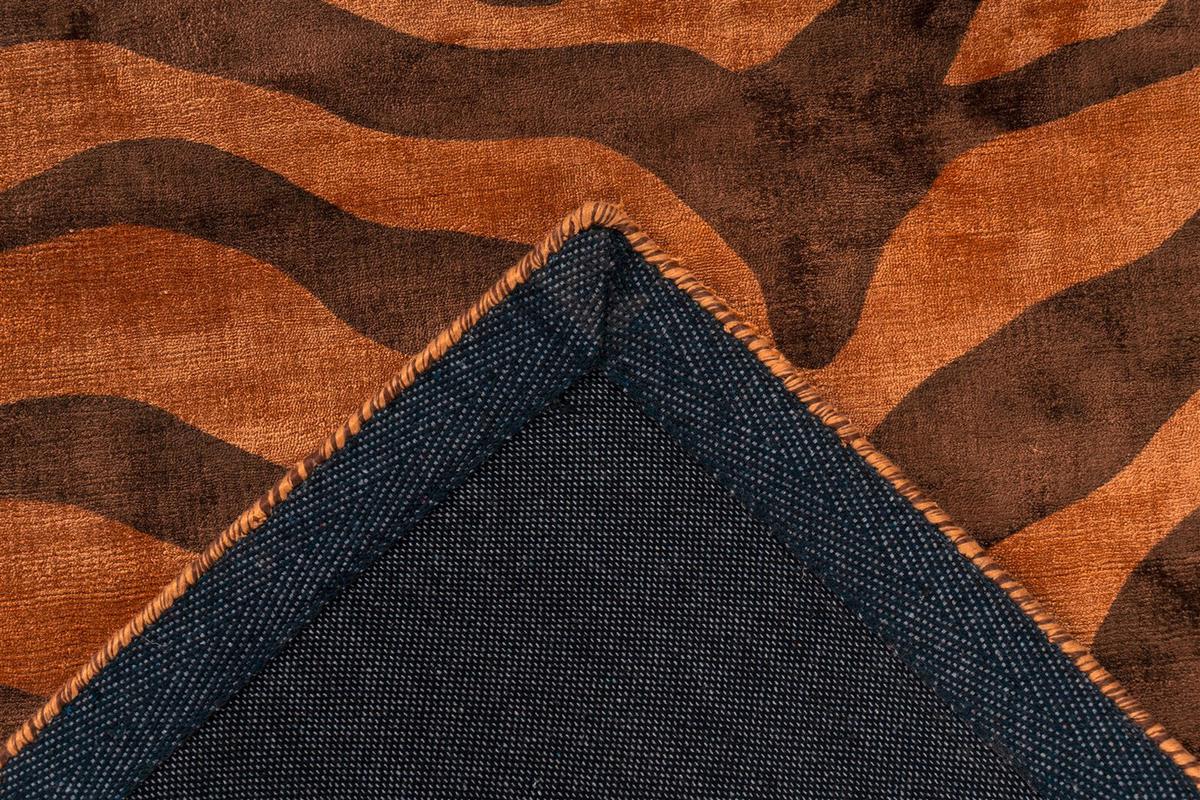 Flachwebteppich Sinai 125 Braun/Dunkelbraun, 200x290 cm - Dunkelbraun/Braun, KONVENTIONELL, Textil (200/290cm)