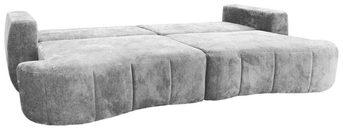 Boxspringsofa Berg - Schwarz/Grau, Trend, Textil (292/71-99/127cm) - Livetastic