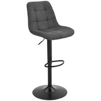 BAROVÁ ŽIDLE NINO -BASED- - šedá/černá, Moderní, kov/dřevo (46/116/96/53cm) - Based